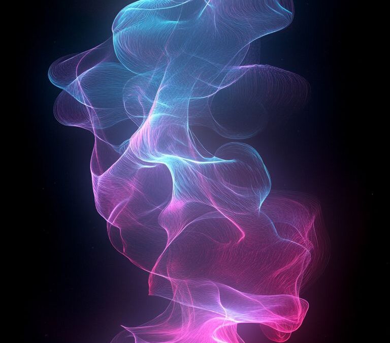 Spiralna ścieżka światła